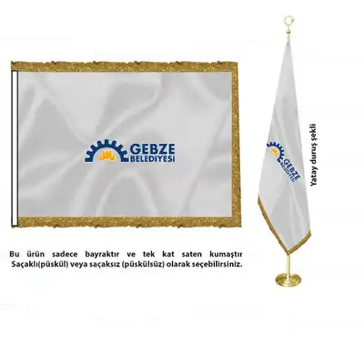 Gebze Belediyesi Saten Makam Bayrağı