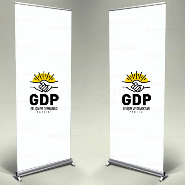 Gelişim ve Demokrasi Partisi Roll Up Banner