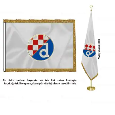 Gnk Dinamo Zagreb Saten Makam Bayrak