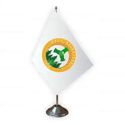 Güce Belediyesi Tekli Masa Bayrağı