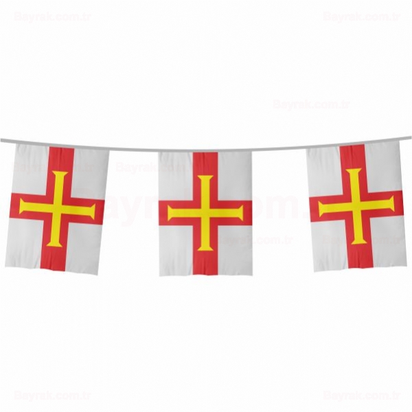Guernsey İpe Dizili Bayrak