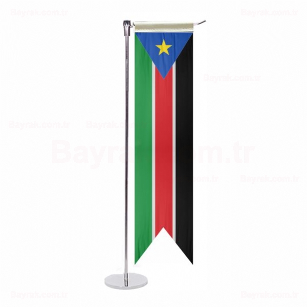 Güney Sudan L Masa Bayrak