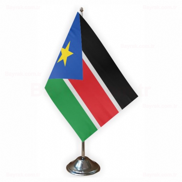 Güney Sudan Tekli Masa Bayrak