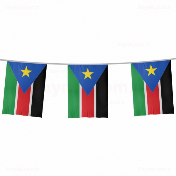Güney Sudan İpe Dizili Bayrak
