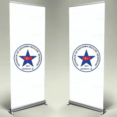 Gvenlik  Sendikas Roll Up Banner