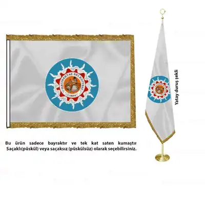 Hacıbektaş Belediyesi Saten Makam Bayrağı