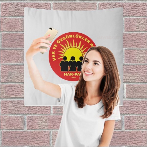 Hak ve Özgürlükler Partisi Arka Plan Selfie Çekim Manzaralar