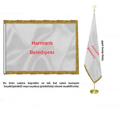 Harmanl Belediyesi Saten Makam Bayra