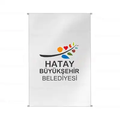 Hatay Bykehir Belediyesi Bina Boyu Bayrak