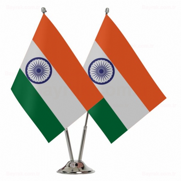 Hindistan 2 li Masa Bayraklar
