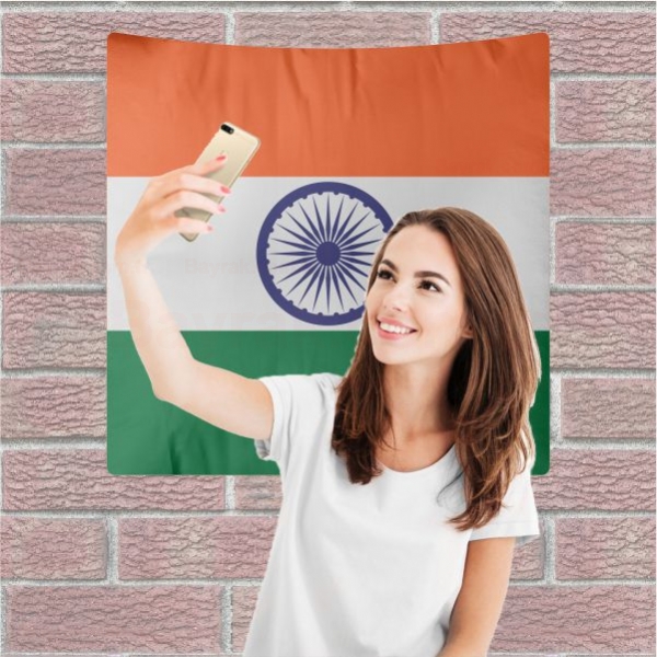 Hindistan Arka Plan Selfie ekim Manzaralar