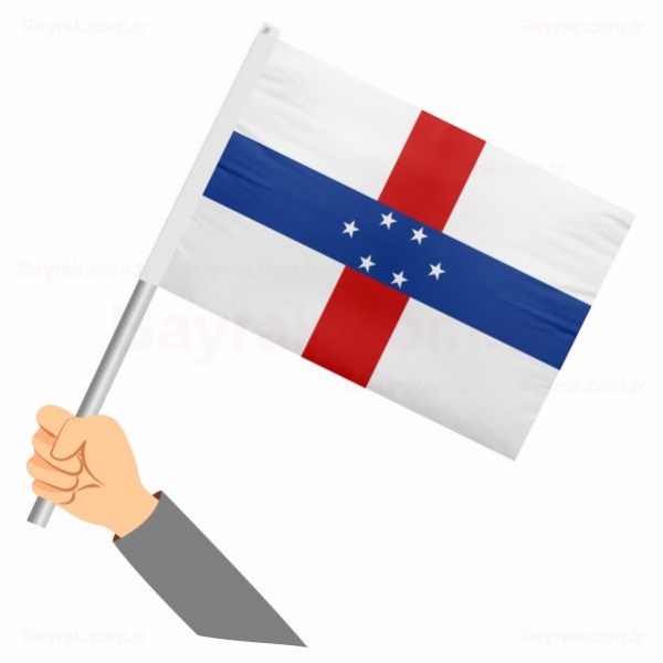 Hollanda Antilleri Sopalı Bayrak