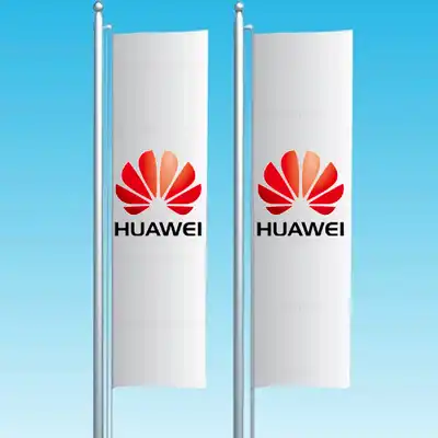 Huawei Dikey Çekilen Bayraklar
