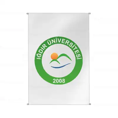Iğdır Üniversitesi Bina Boyu Bayrak