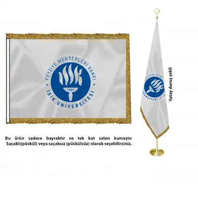 Işık Üniversitesi Saten Makam Bayrağı