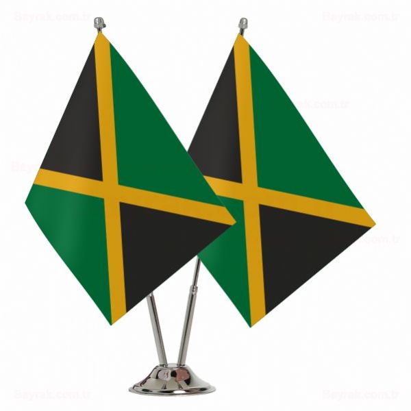 Jamaika 2 li Masa Bayraklar