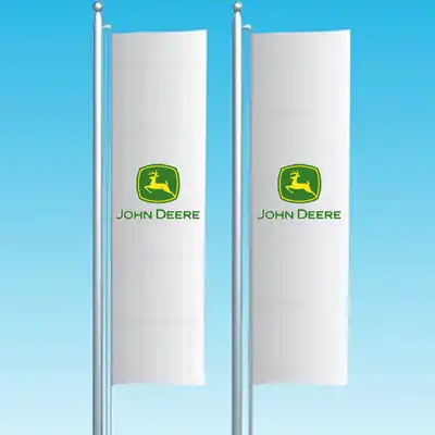 John Deere Dikey Çekilen Bayraklar