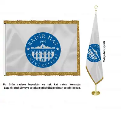 Kadir Has Üniversitesi Saten Makam Bayrağı
