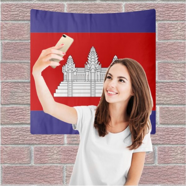 Kamboya Arka Plan Selfie ekim Manzaralar