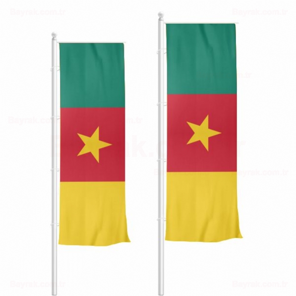 Kamerun Dikey ekilen Bayrak
