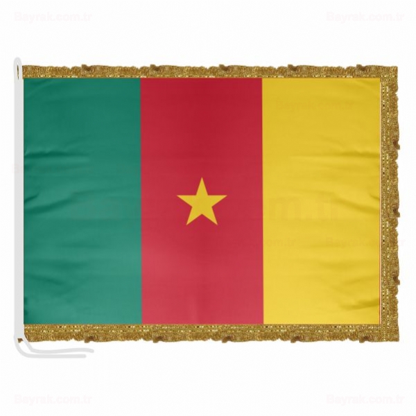 Kamerun Saten Makam Bayrak