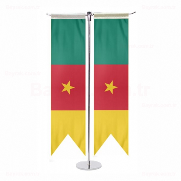 Kamerun zel T Masa Bayrak