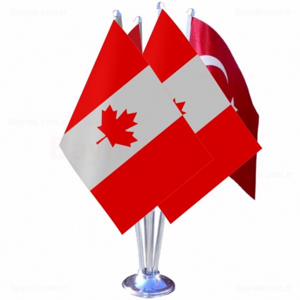 Kanada 4 l Masa Bayrak