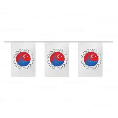 Karabk Belediyesi pe Dizili Bayraklar
