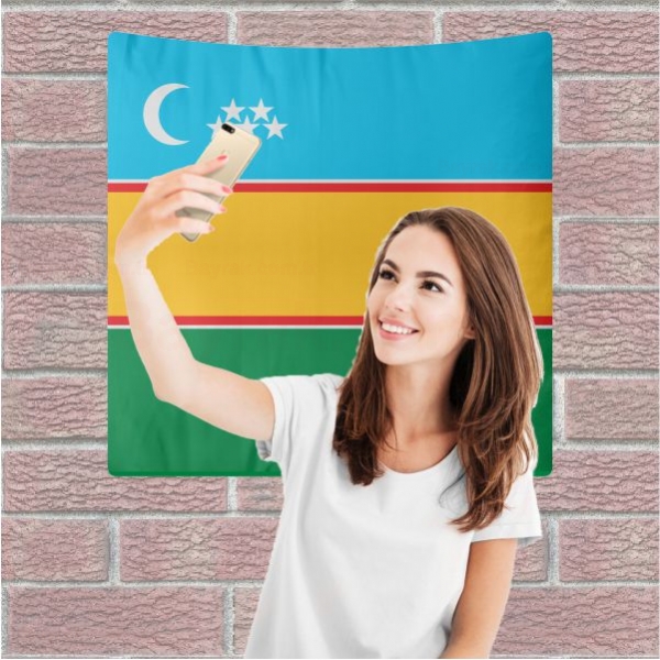 Karakalpakistan Arka Plan Selfie ekim Manzaralar