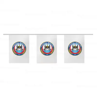 Karakeili Belediyesi pe Dizili Bayraklar