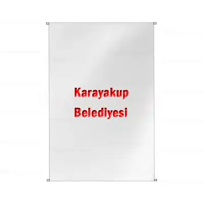 Karayakup Belediyesi Bina Boyu Bayrak