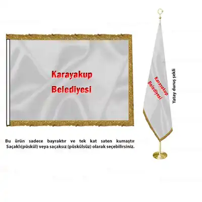 Karayakup Belediyesi Saten Makam Bayra