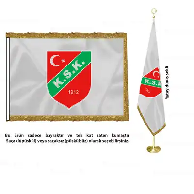Karşıyaka Spor Saten Makam Bayrağı