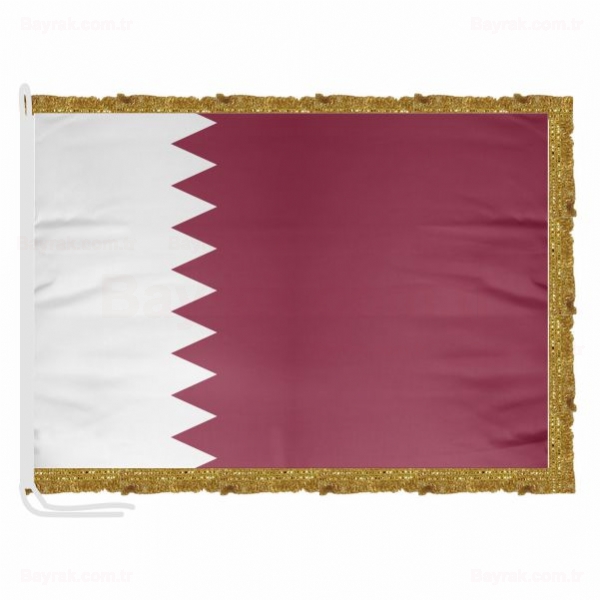 Katar Saten Makam Bayrak
