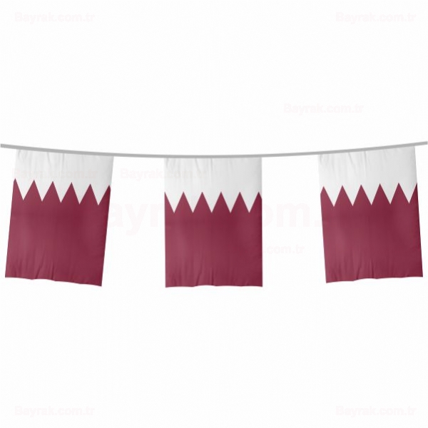Katar pe Dizili Bayrak