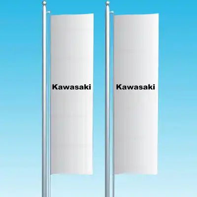 Kawasaki Dikey ekilen Bayraklar