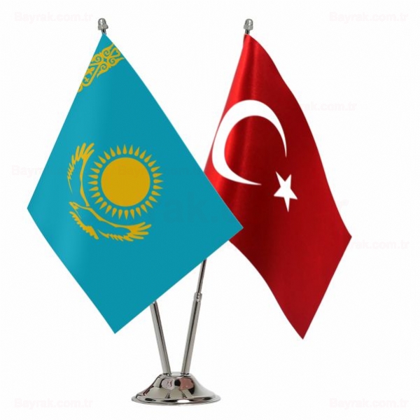 Kazakistan 2 li Masa Bayrak