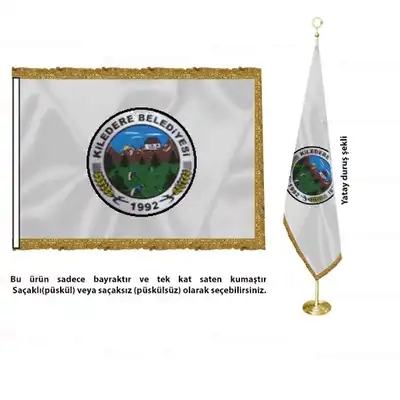 Kiledere Belediyesi Saten Makam Bayrağı