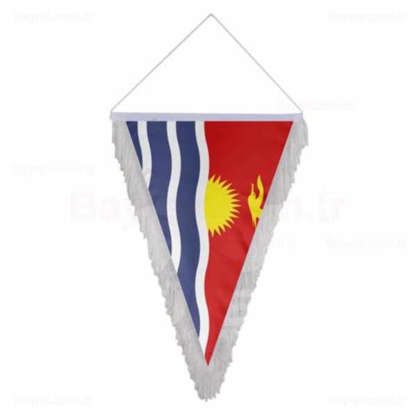 Kiribati Üçgen Saçaklı Bayrak