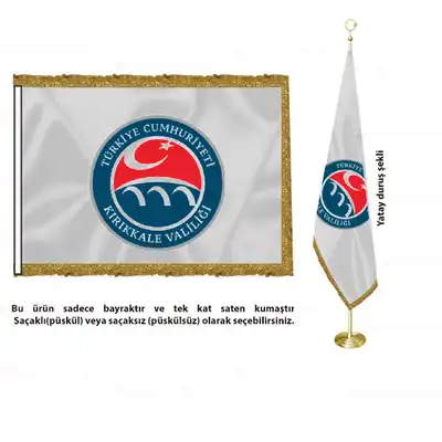 Kırıkkale Valiliği Saten Makam Bayrağı