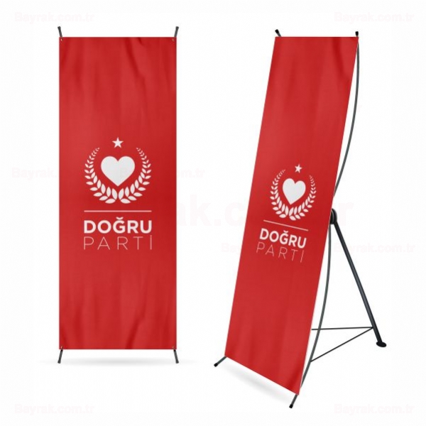 Krmz Doru Parti Dijital Bask X Banner