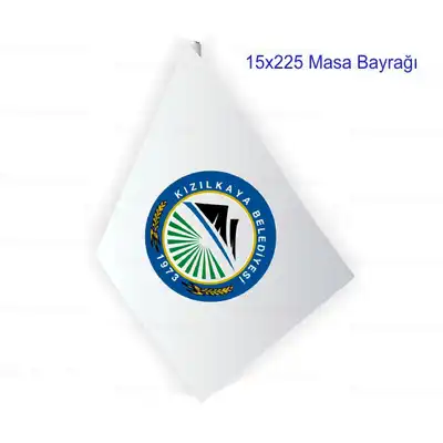 Kızılkaya Belediyesi Masa Bayrağı