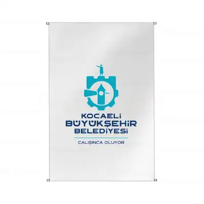 Kocaeli Büyükşehir Belediyesi Bina Boyu Bayrak