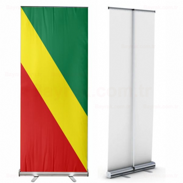 Kongo Cumhuriyeti Roll Up Banner