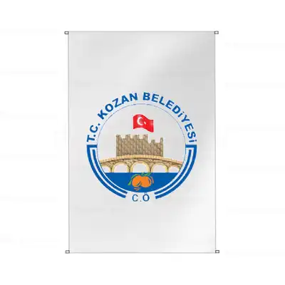 Kozan Belediyesi Bina Boyu Bayrak