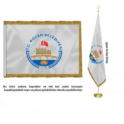 Kozan Belediyesi Saten Makam Bayrağı