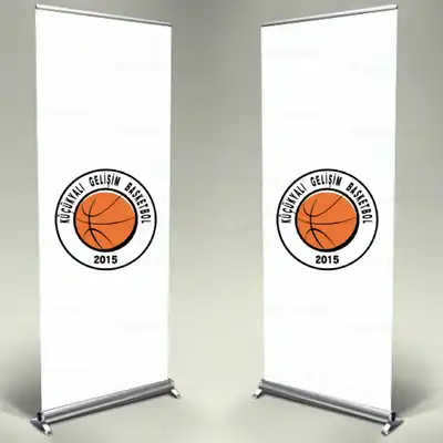 Kkyal Geliim Basketbol Kulb Roll Up Banner