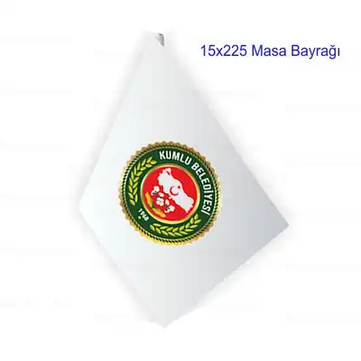 Kumlu Belediyesi Masa Bayrağı