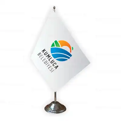 Kumluca Belediyesi Tekli Masa Bayrağı