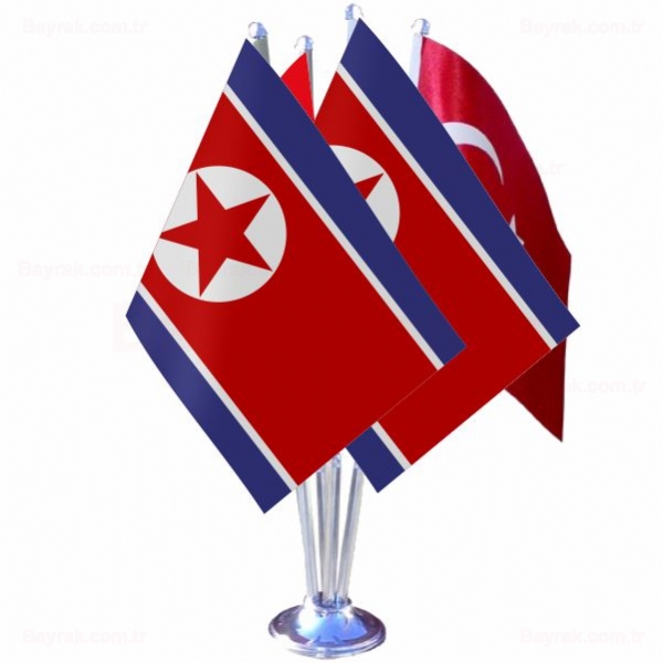 Kuzey Kore 4 l Masa Bayrak